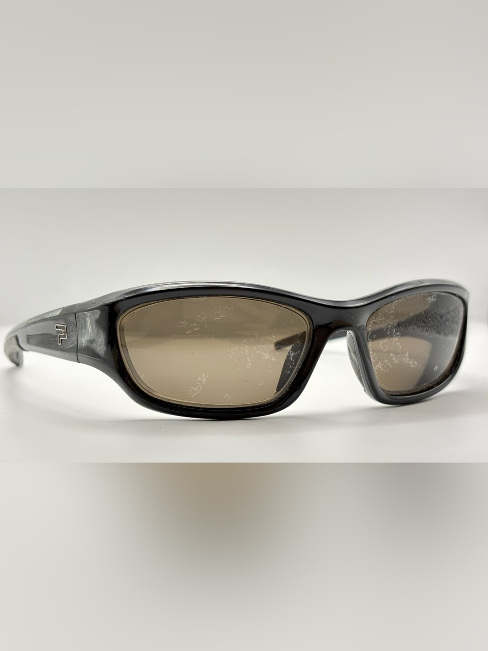 PRX Wolf Black Oval Sunglasses Frames Only